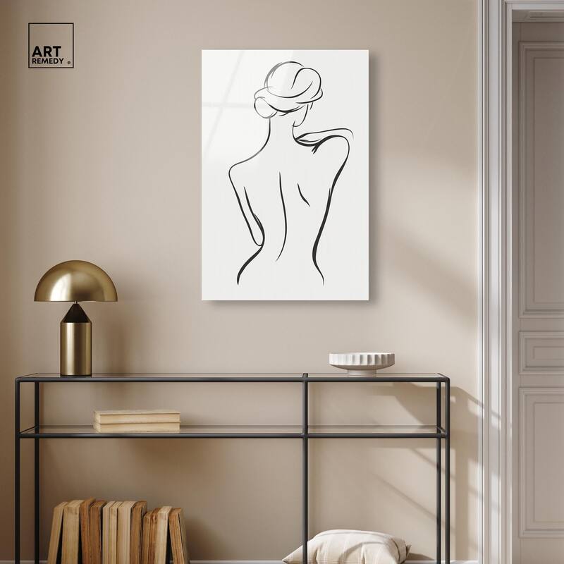 Woman in Contour III Acrylic by Art Remedy, Ready to Hang