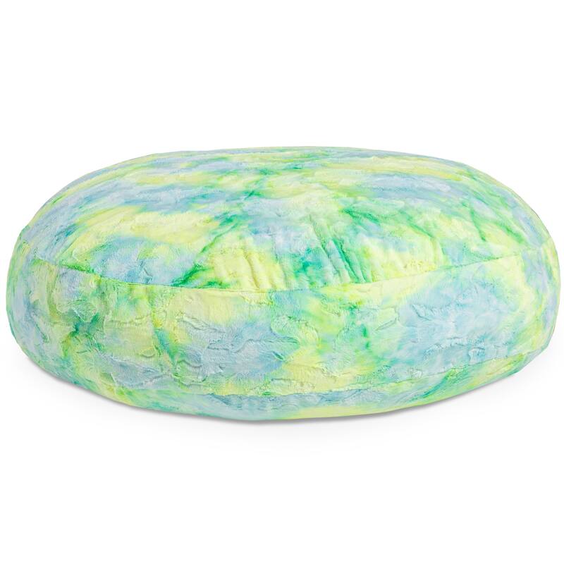 Jaxx Cocoon 4 Foot Kids Bean Bag Chair and Crash Pad - Faux Fur