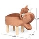 preview thumbnail 39 of 72, Animal Shaped Kids Chair Children Ottoman