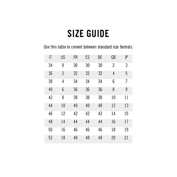 boutique moschino size chart