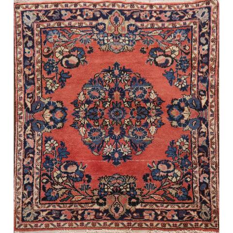 Vegetable Dye Traditional Lilian Persian Wool Area Rug Hand-knotted - 3'4" x 3'5"