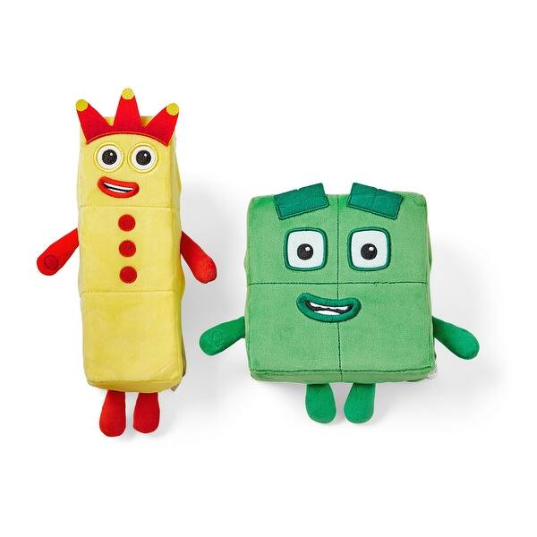 slide 2 of 6, Hand2Mind Numberblocks 3 & 4 Playful Pals Plush - Multi Multi - Kids