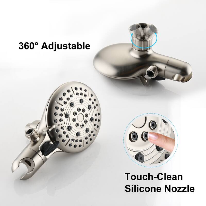 Proox Rainfall Shower Faucet 7 Sprayer w/ Hand Shower Tub Spout Valve Included