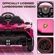 preview thumbnail 4 of 18, Kids Ride On Car 12V Licensed Lamborghini with Control Music LED Light
