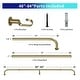 preview thumbnail 86 of 98, Energy-saving Wraparound Adjustable French Blackout Curtain Rod Set