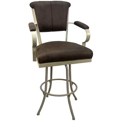 Miami Extra Tall 34" Spectator Metal Bar Stool on Noam Base - 34" Seat Height