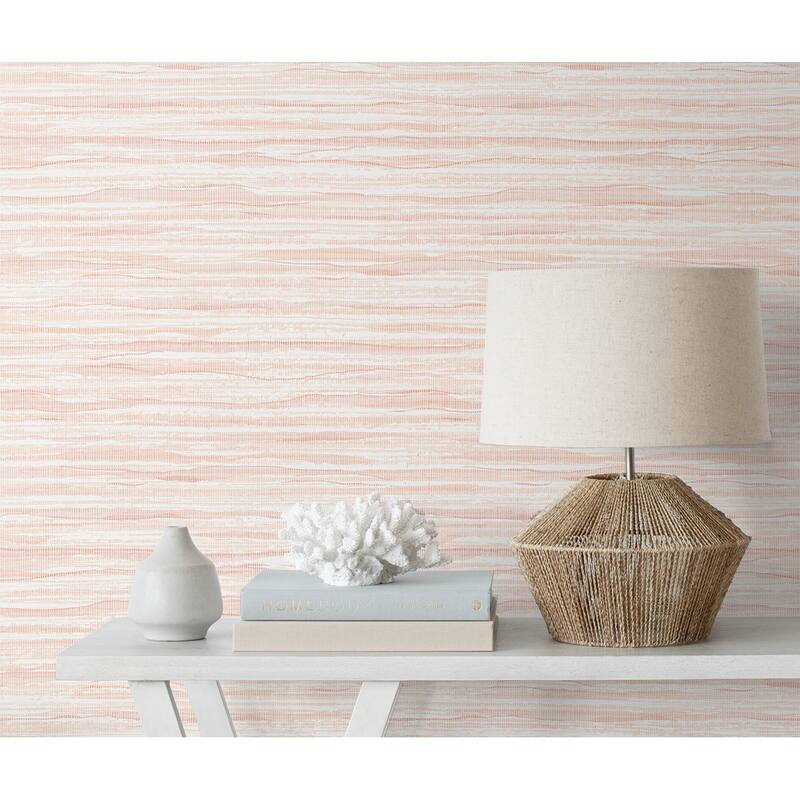 Seabrook Designs Sky Wave Stringcloth Unpasted Wallpaper