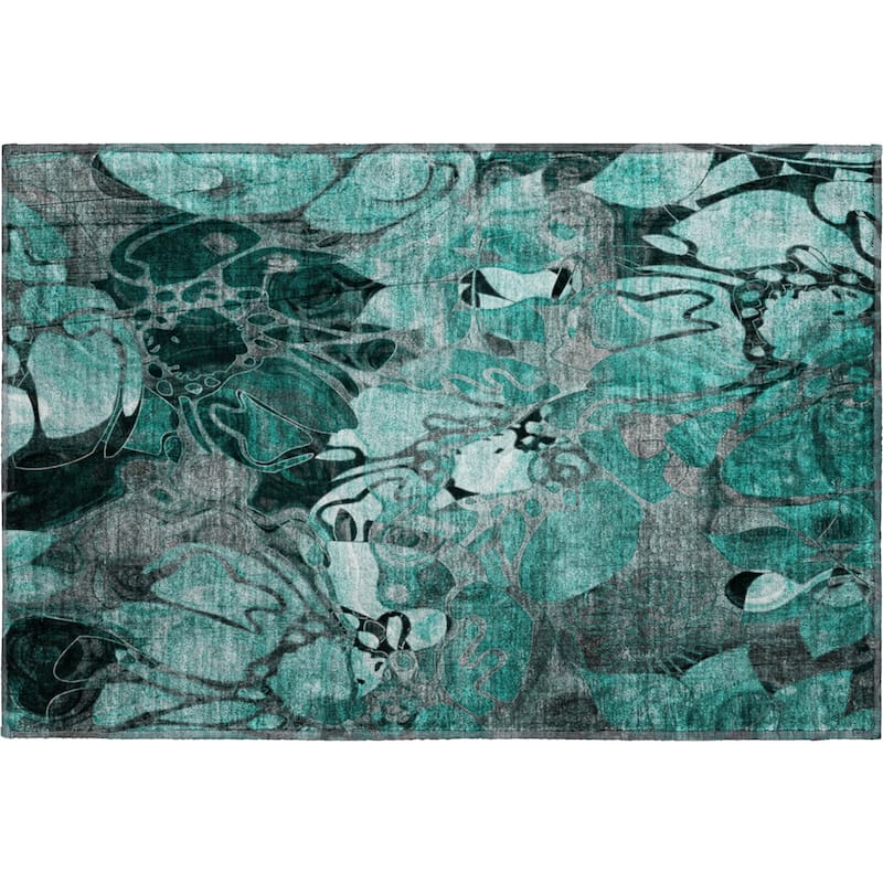 Premium Washable Super Soft Abstract Floral Mayfield Rug