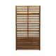 preview thumbnail 11 of 12, Roomfitters Outdoor Storage Bench with Back Rack, Solid Wood Patio Deck Box with Shelves for Garden or Porch, Teak