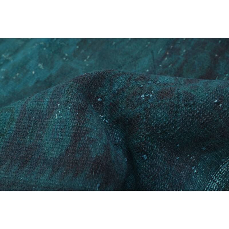 ECARPETGALLERY Hand-knotted Color Transition Green Wool Rug - 3'7 x 5'7