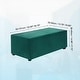 preview thumbnail 32 of 55, Stretch Foot Stool Cover Rectangular Square Foot Stool Slipcover Dark Green - 32.68"-39.76"