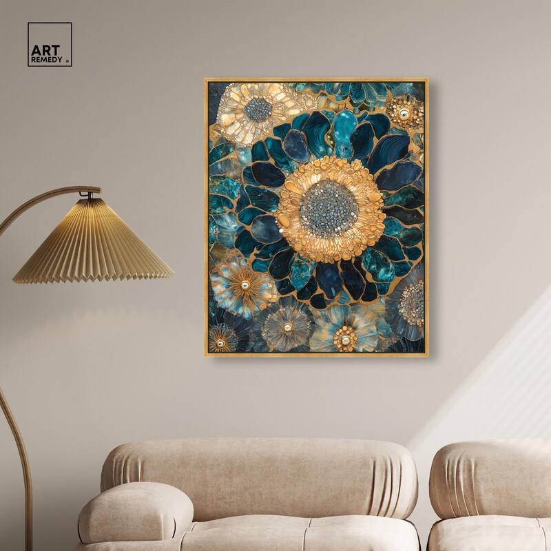 Opulent Geode II Canvas by Art Remedy