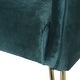 preview thumbnail 32 of 31, Grelton Modern Glam Velvet Club Chair with Hairpin Legs by Christopher Knight Home - 27.50" L x 24.50" W x 31.00" H