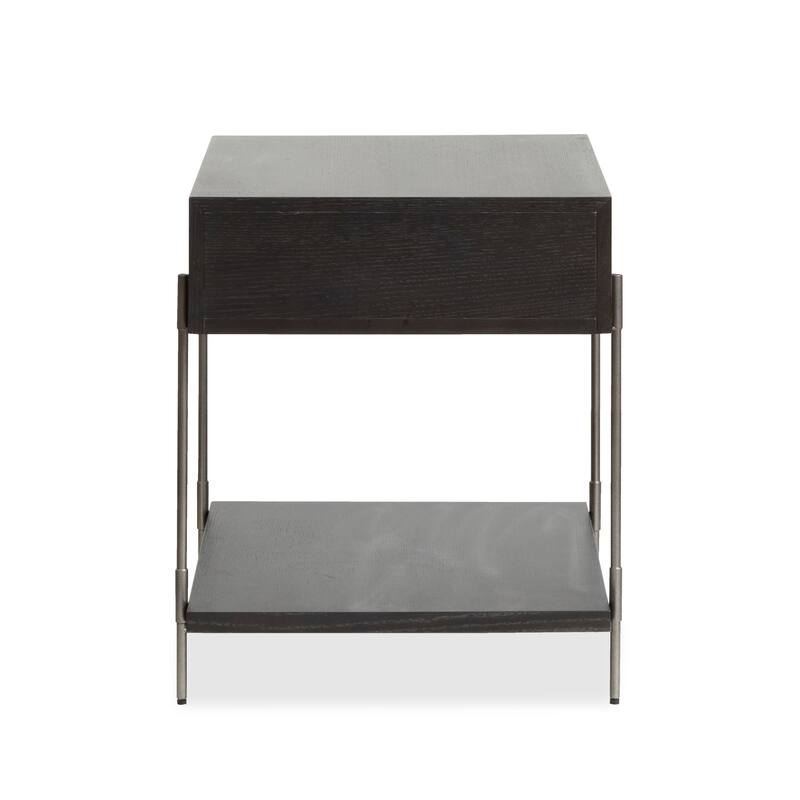 Magnussen Home Spencer Dark Briarsmoke Rectangular End Table - 20''W x 26''D x 24''H