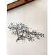 Willow Multicolored Metal and Glass Tree Wall Sculpture