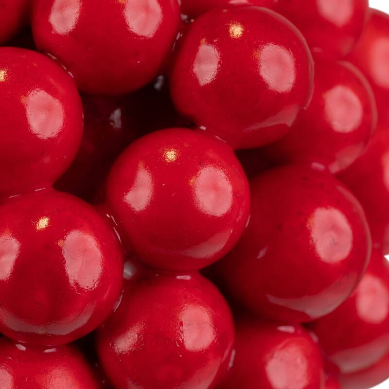 Berries Christmas Ball Ornament - 3.25" - Red