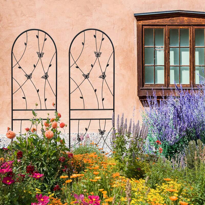 2 Pack Metal Garden Trellis