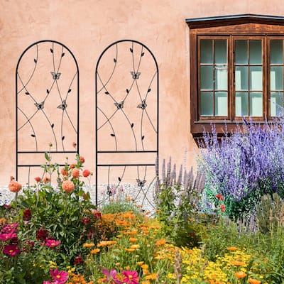 2 Pack Metal Garden Trellis