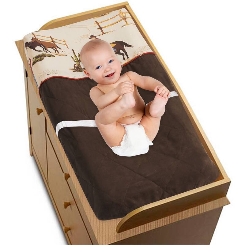 Sweet JoJo Designs Wild West Cowboy Changing Pad Cover