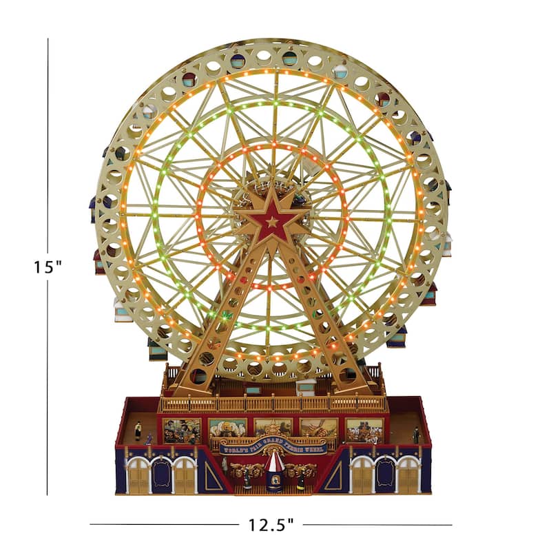 15" Animated World's Fair Grand Ferris Wheel