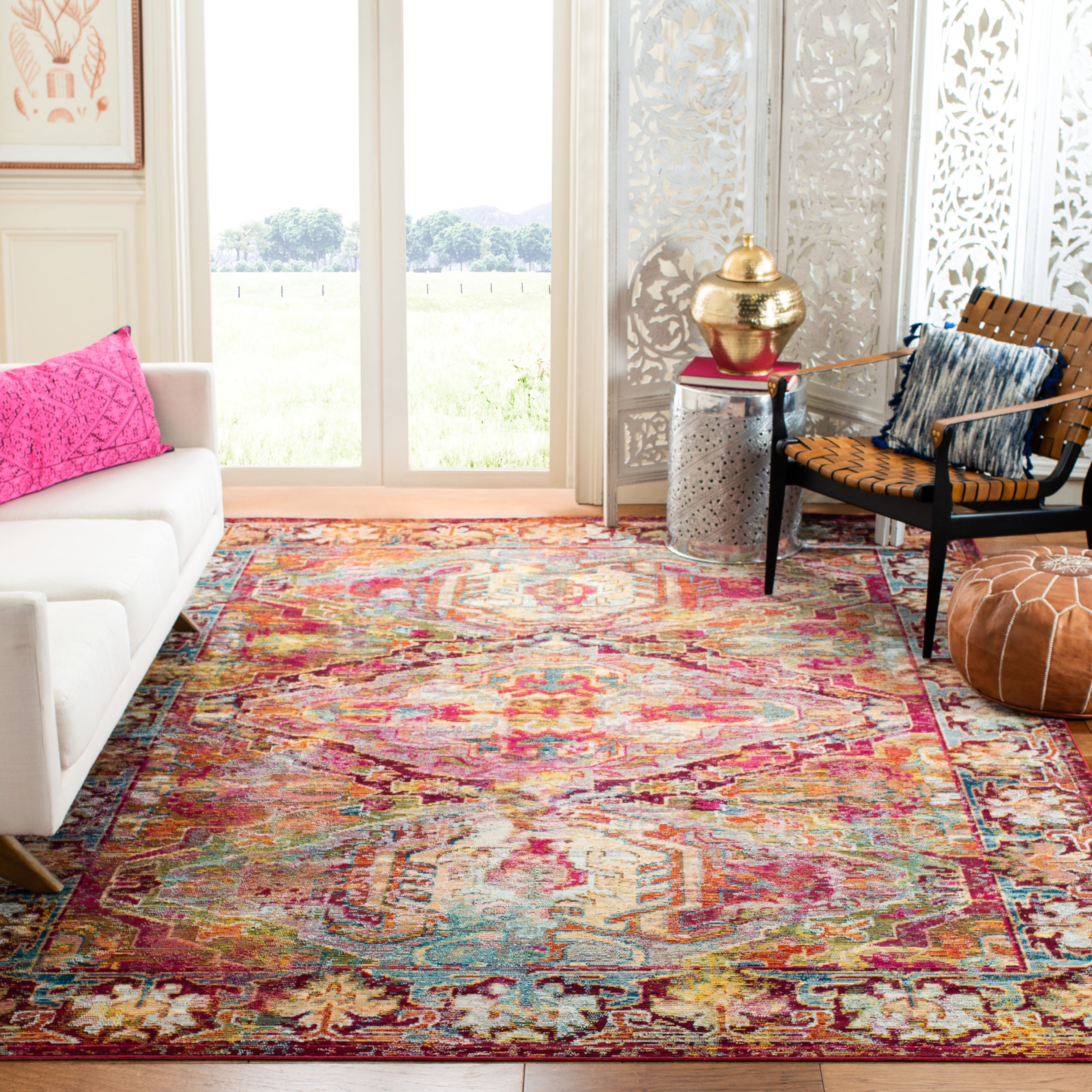 SAFAVIEH, Crystal Kriene Vintage Boho Oriental Rug