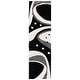 preview thumbnail 58 of 58, SAFAVIEH Florida Shag Riet Abstract 1.2-inch Thick Rug 2'3" x 8' Runner - Black/Ivory