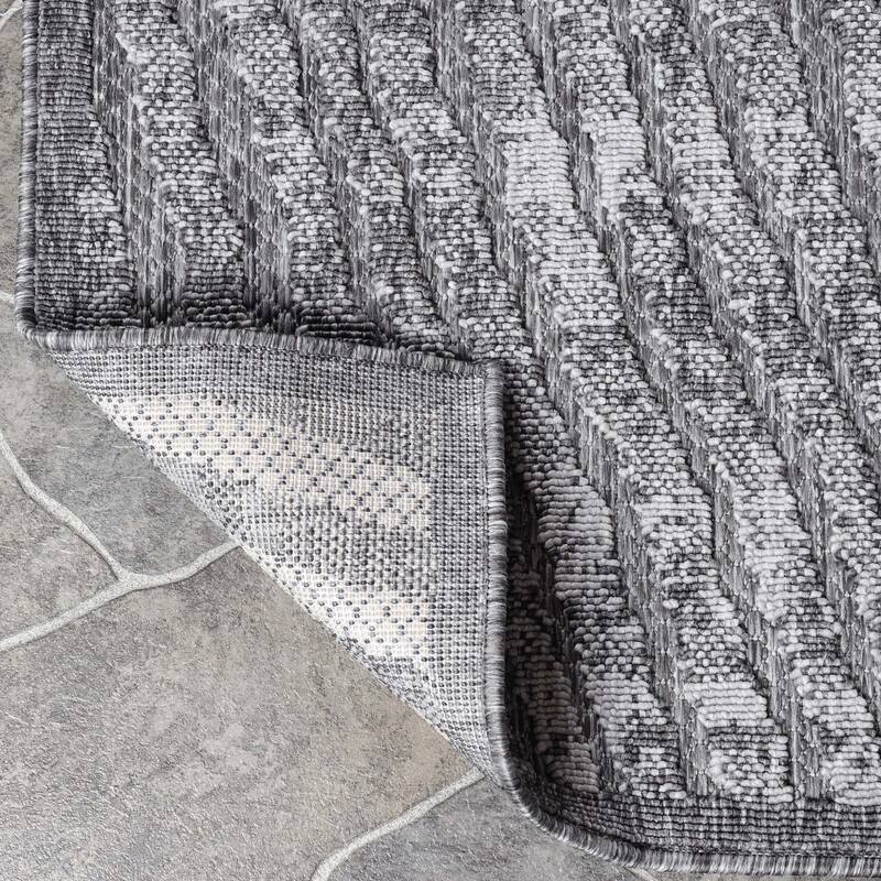 Superior Modern Geometric Abstract Indoor Outdoor Area Rug