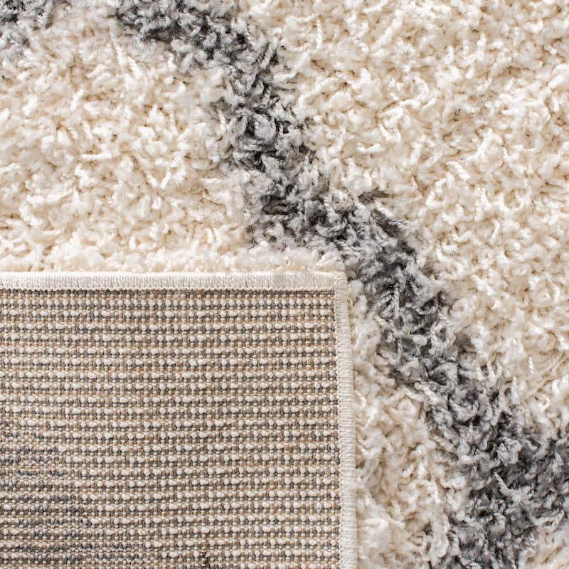 SAFAVIEH Dallas Shag Hacer Trellis 1.5-inch Thick Rug