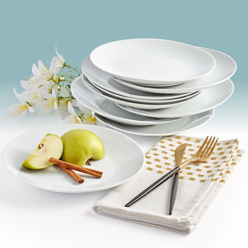 Tabletops Unlimited 8pc - 8" Round Salad Plates Value Pack