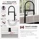 preview thumbnail 8 of 20, STYLISH Stainless Steel Single Handle Pull Out Dual Mode Kitchen Sink Faucet