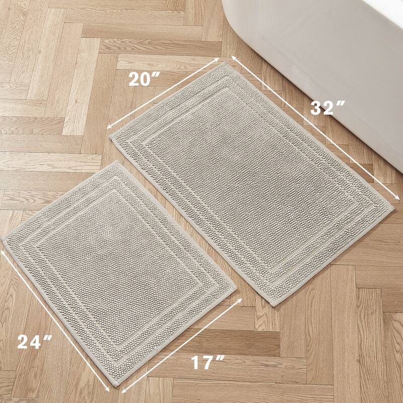 Hunter Luxe Looped Cotton Bathmats