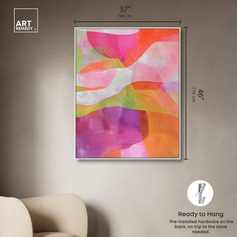 Garnet Gleam I Canvas by Art Remedy