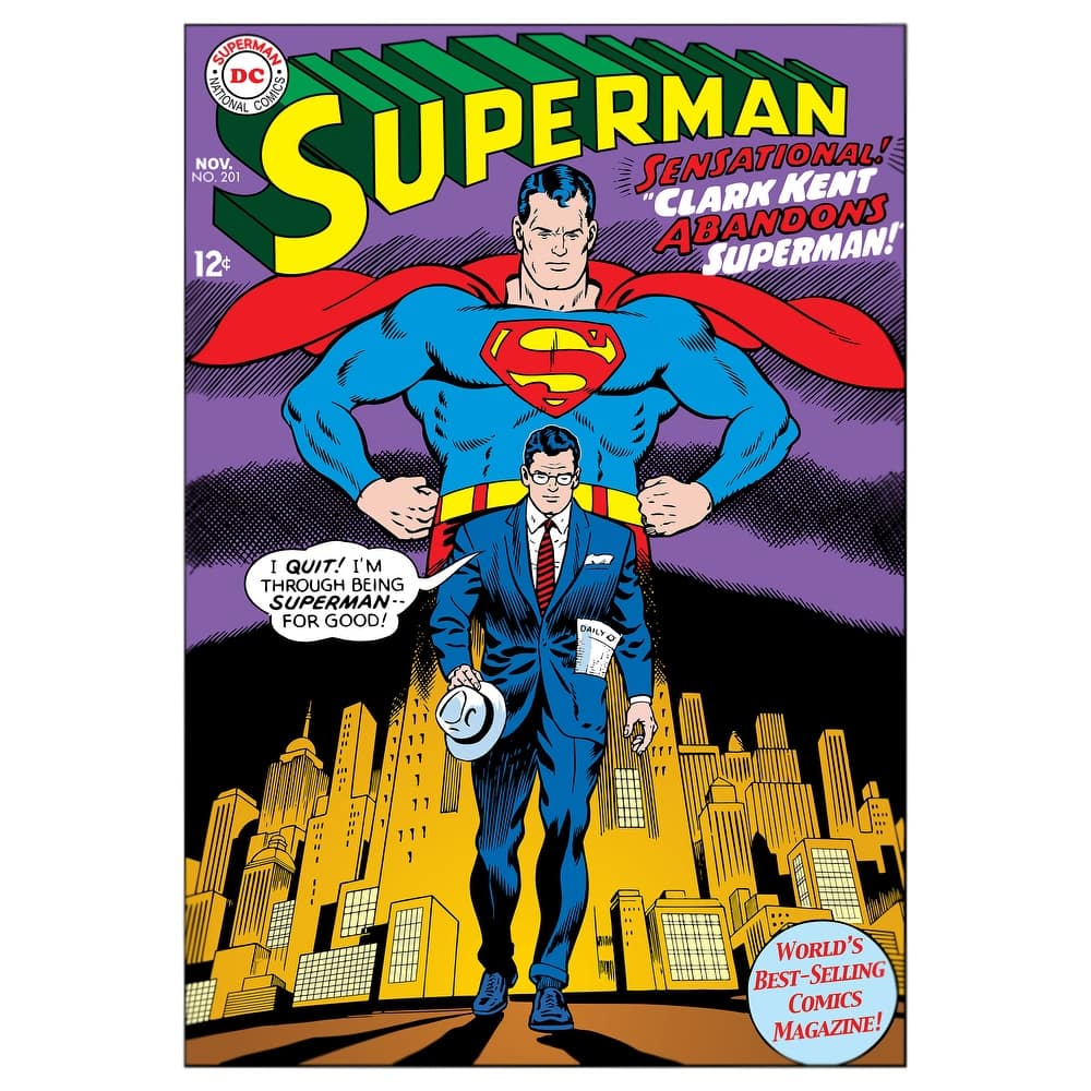 Licensed DC Comics Superhero Comic Book Cover Digital Printed Youth Area Rugs