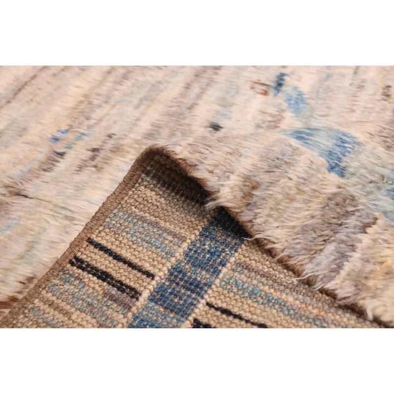 ECARPETGALLERY Hand-knotted Pak Finest Marrakesh Grey Wool Rug - 9'3 x 11'7