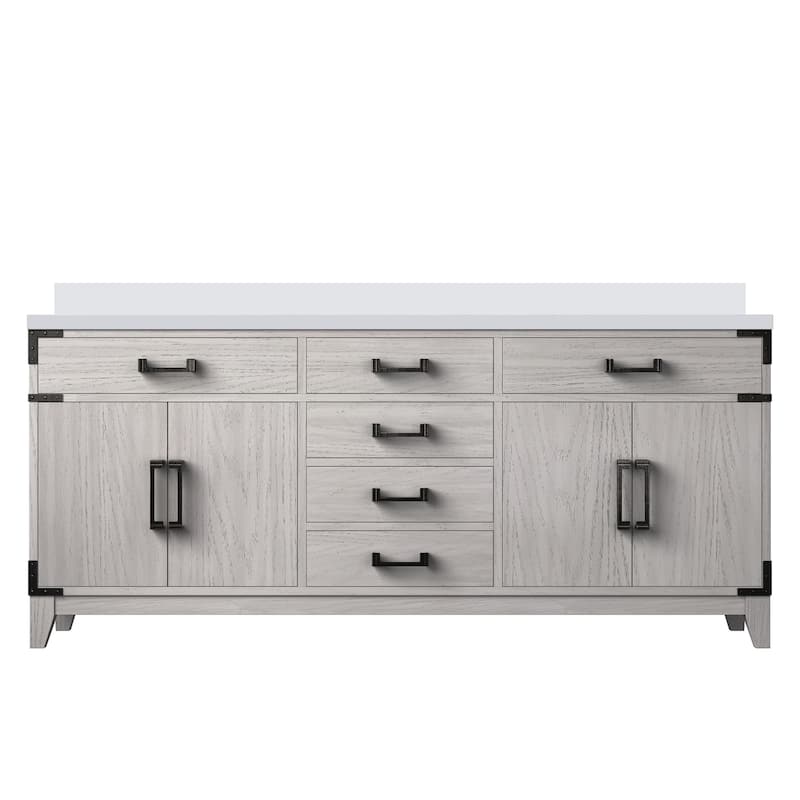 Laurel Bath Vanity with Cultured Marble Top and Sink