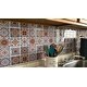 preview thumbnail 22 of 29, Art3d 11.8''X11.8'' Peel and Stick Backsplash Tile Stickers, Colorful Talavera Mexican Tile,(10 Sheets)