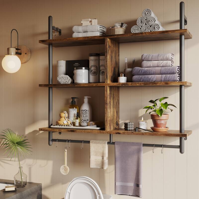 41 inch Wall Shelves 3-tiers Floating Shelf - 41 inch
