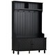 preview thumbnail 26 of 32, Hall Tree Entryway Bench Storage Bench for Entrance -17.7"Wx40.15"D