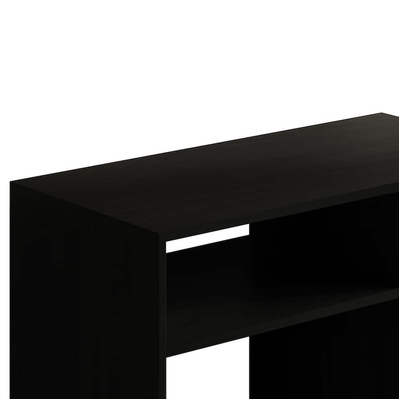 CraftPorch Classic Writing Table with Shelf Cabinet