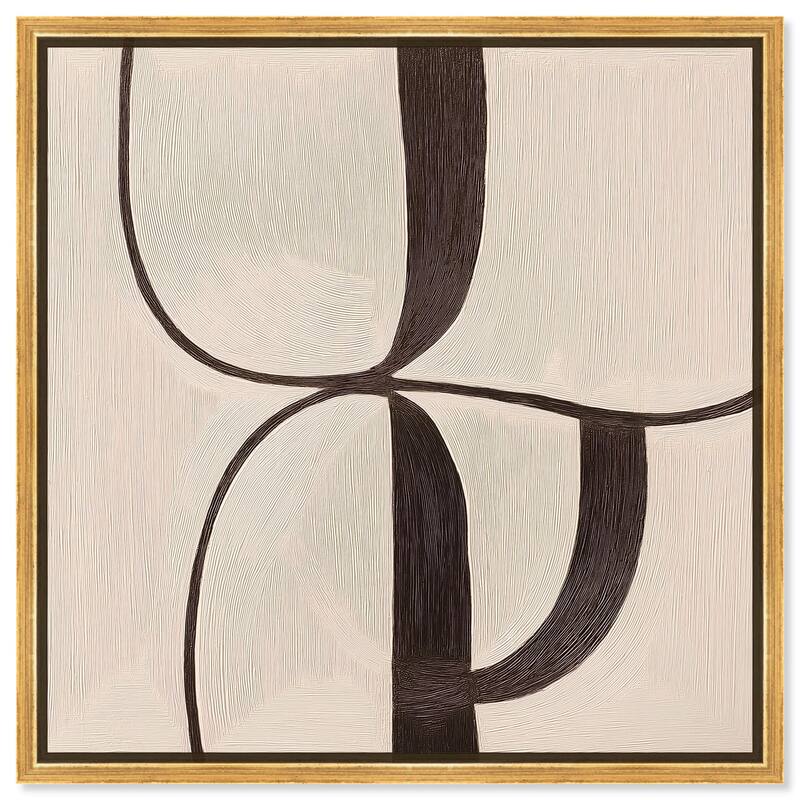 Deia II Canvas by Art Remedy - Gold - 40" x 40"