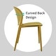 preview thumbnail 33 of 56, Modern Plastic Garden Patio Indoor or Outdoor Dining Stackable Chair UV Protected Armless With Dot Back Surf