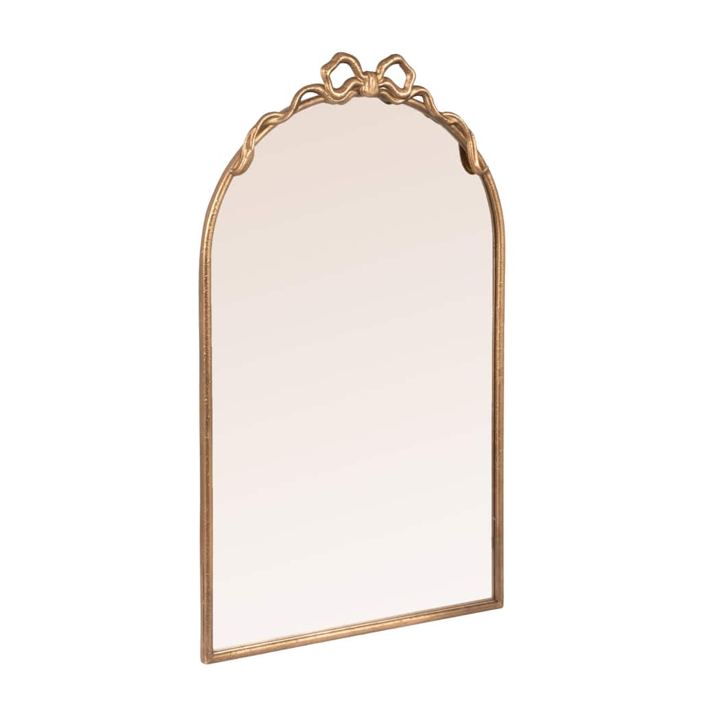 Iron Mirror with Decorative Bow