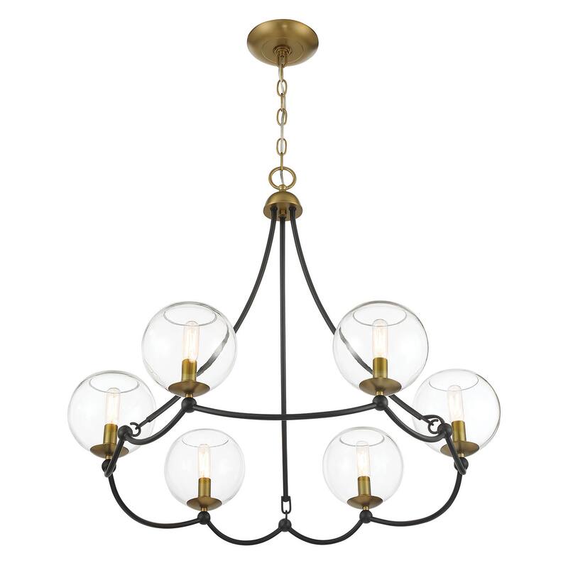 Minka Lavery 5066 Kearney Park 6 Light 29" Wide Vantage Chandelier