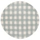 preview thumbnail 43 of 52, SAFAVIEH Hand-Woven Easy Care Ledjana Modern & Contemporary Cotton Rug 6' Round - Ivory/Teal - Round