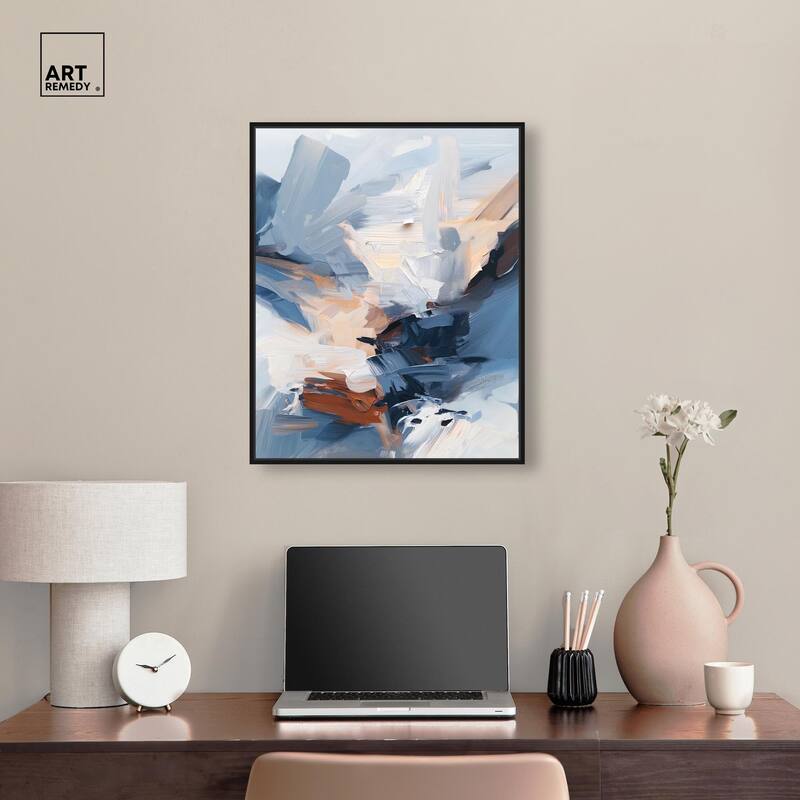 A Symphony in White I Canvas by Art Remedy