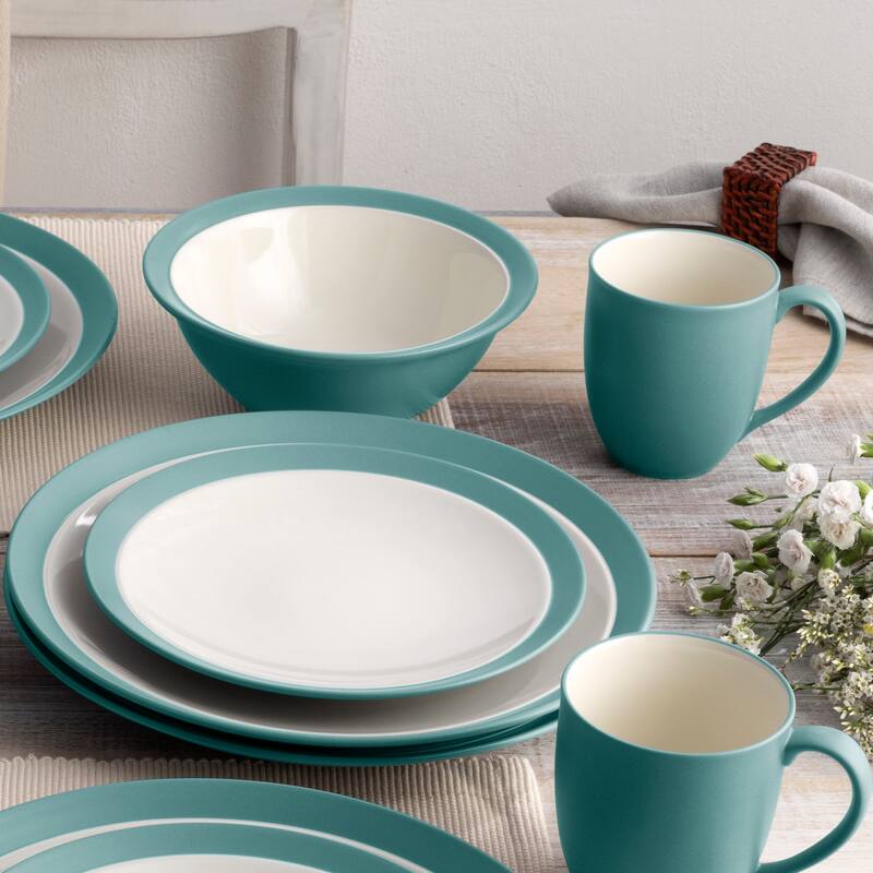 Noritake Colorwave 16-Piece Curve Dinnerware Set, Service For 4
