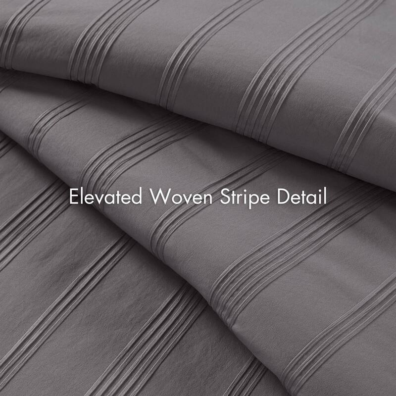 Chelsea Square Logan Woven Striped Duvet Set