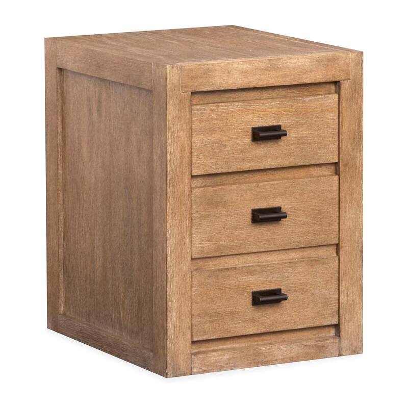 Magnussen Home Plum Creek Sierra Brown Mobile File With Casters - Legal