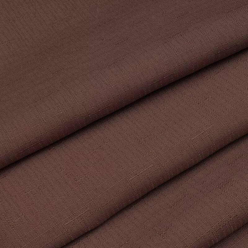 No Hook Slub Linen Texture Shower Curtain with PEVA Snap-in Liner