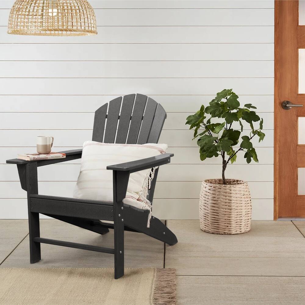 Recycled Plastic Modern Adirondack Chair,Outdoor Patio Chair